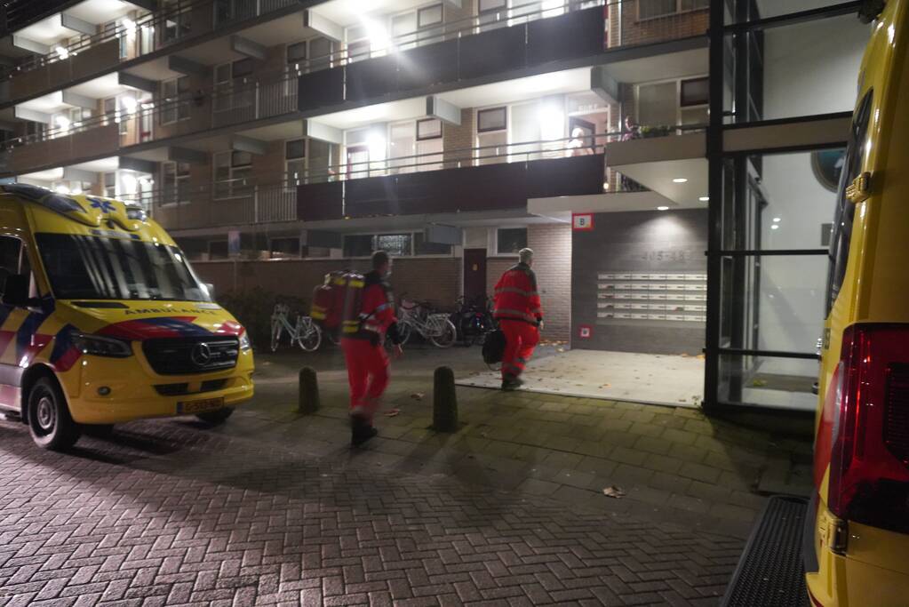 Traumahelikopter landt voor incident in woning