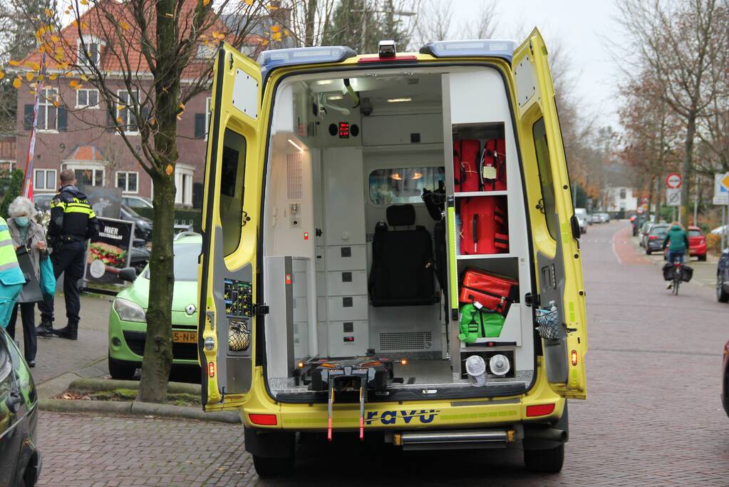 Ongeval tussen personenauto en scootmobiel