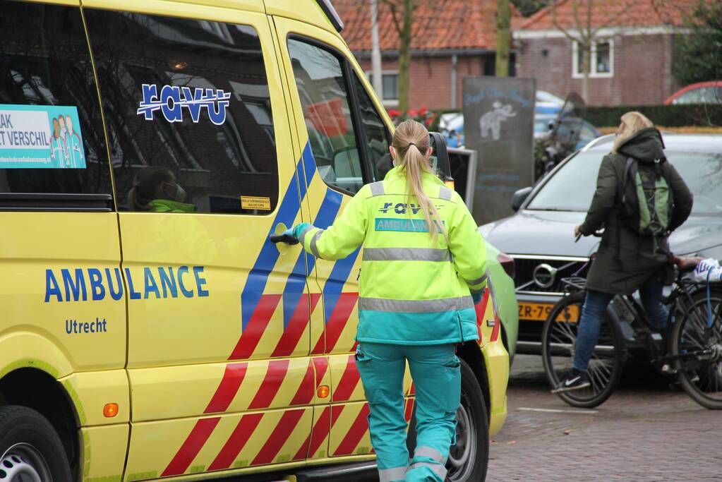 Ongeval tussen personenauto en scootmobiel