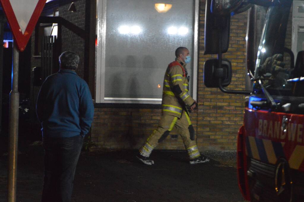 Brand in woning door vuurwerk