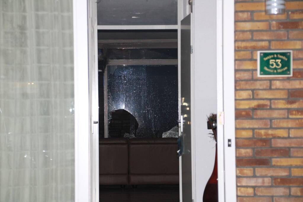 Brand in woning door vuurwerk