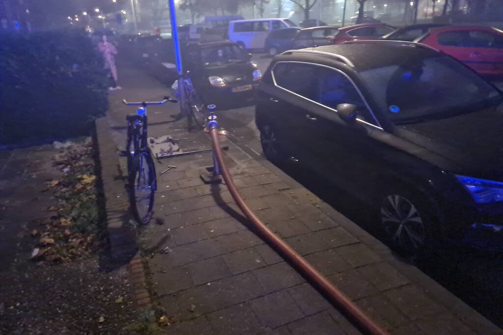 Auto volledig uitgebrand
