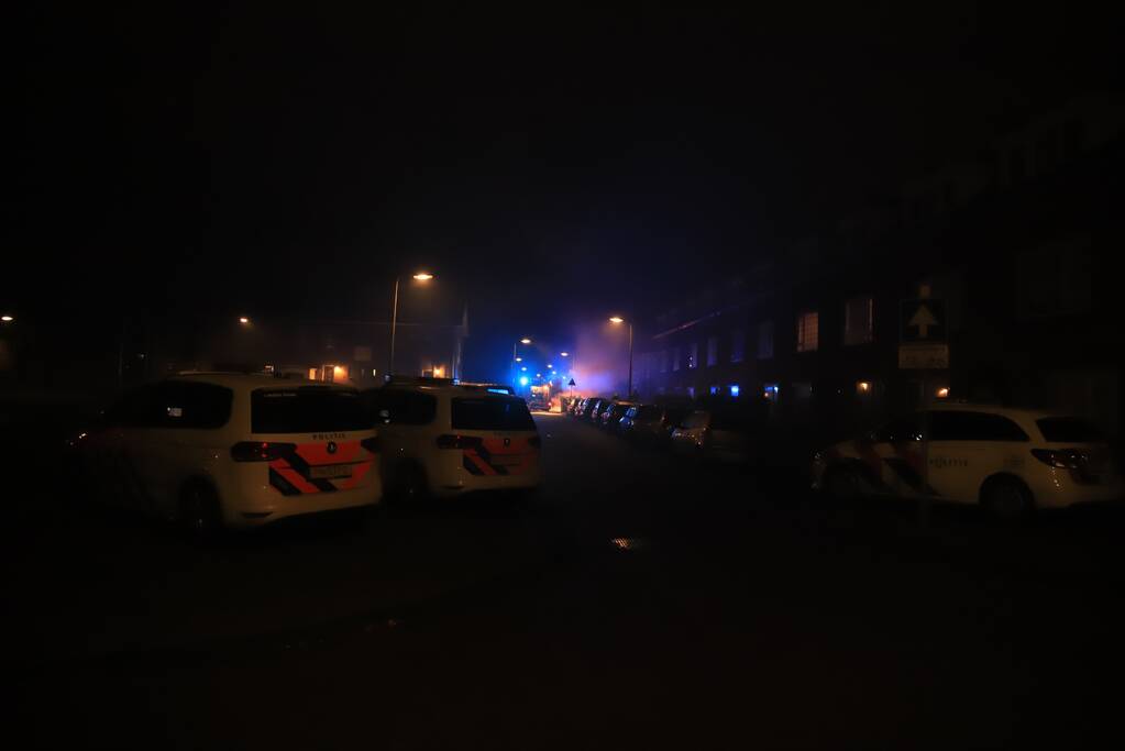 Auto volledig uitgebrand