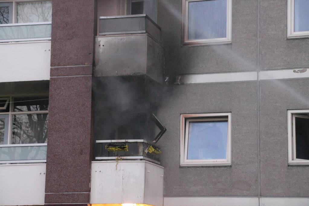 Gewonde bij uitslaande brand in flat