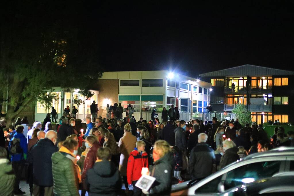 Protest tegen overplaatsing Irakees gezin uit azc