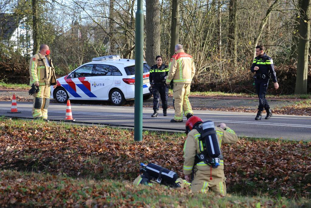 Gemeente raakt gasleiding tijdens schoonmaken van sloot