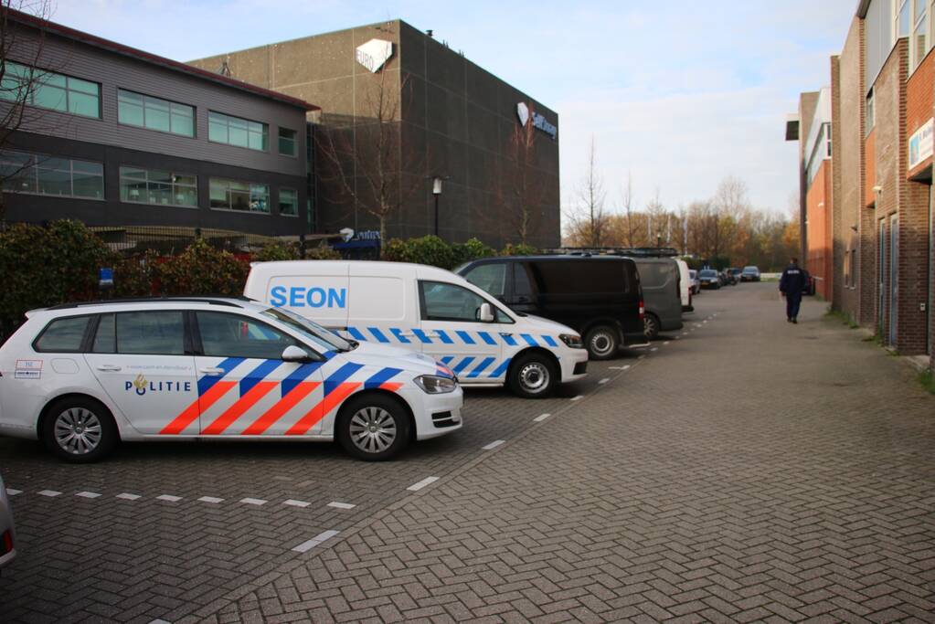 Politie valt pand binnen vanwege drugs lab