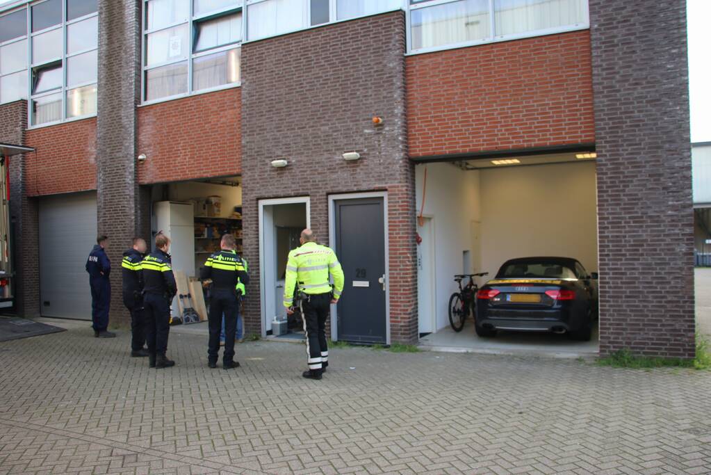 Politie valt pand binnen vanwege drugs lab