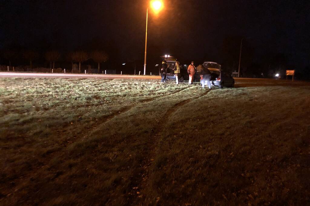 Schade na botsing door remactie