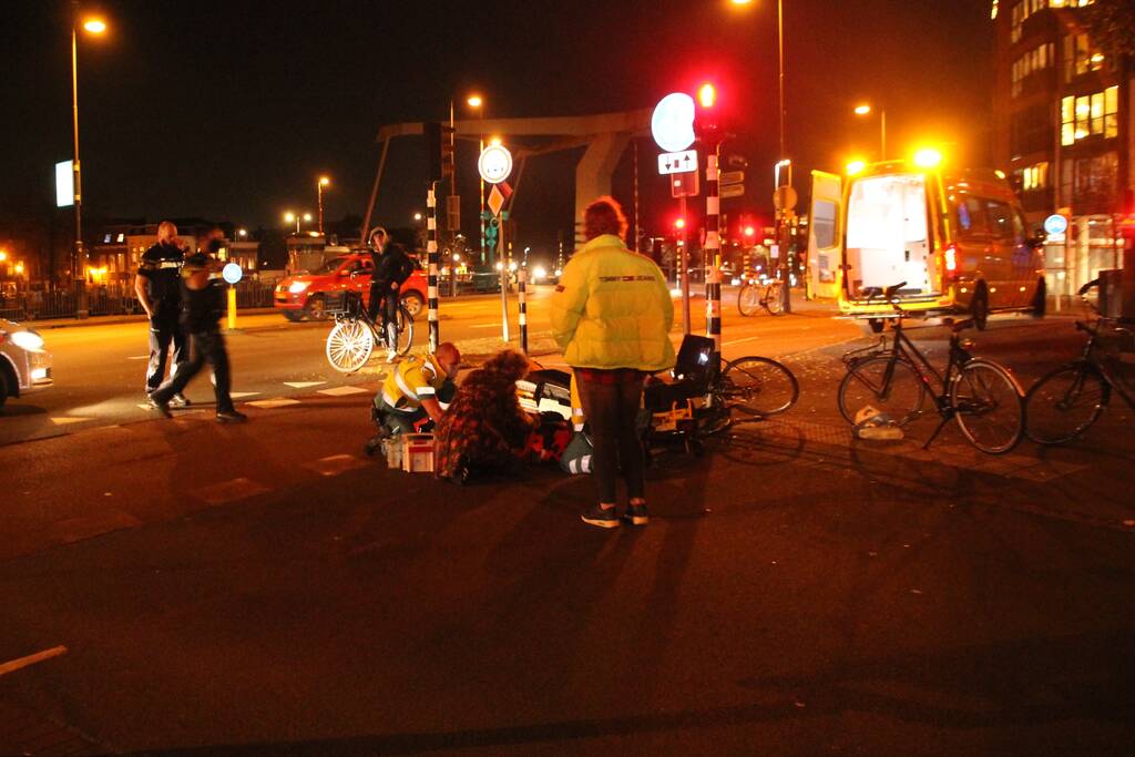 Fietser gewond na aanrijding