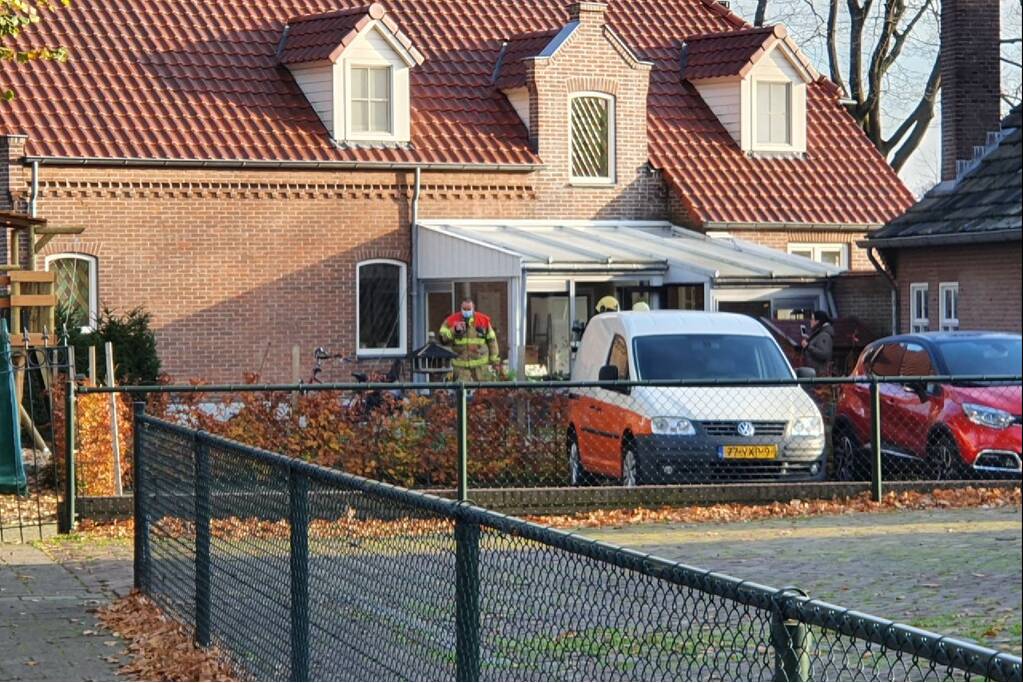 Onderzoek naar gaslekkage in woning