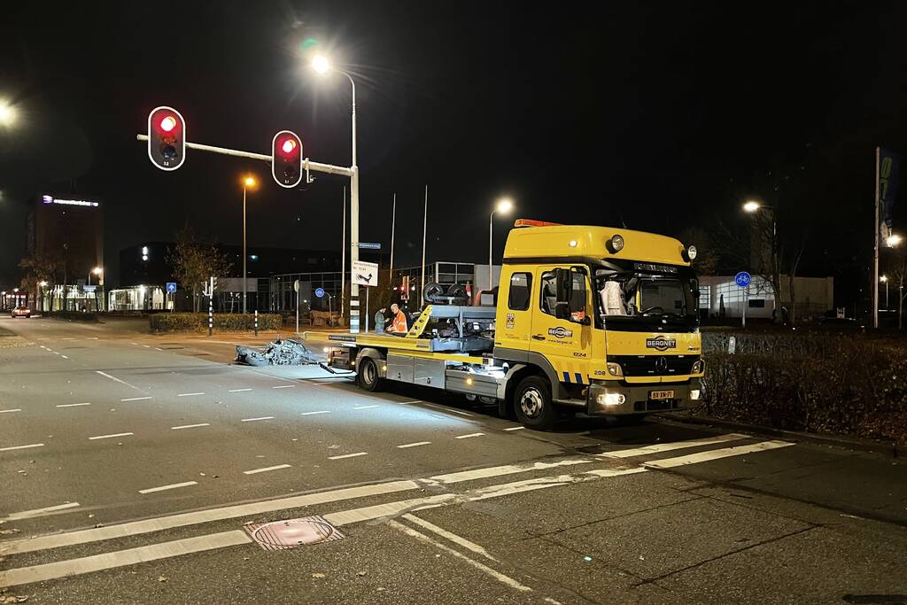 Motorrijder gewond na aanrijding met auto