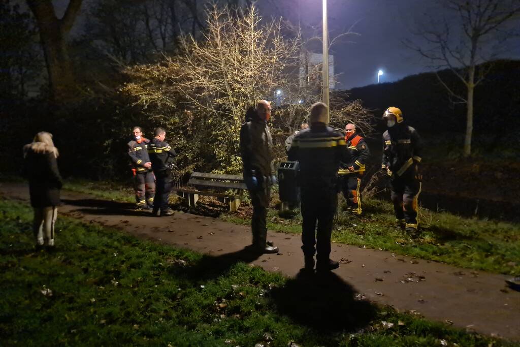 Onderzoek naar gevonden spullen in sloot