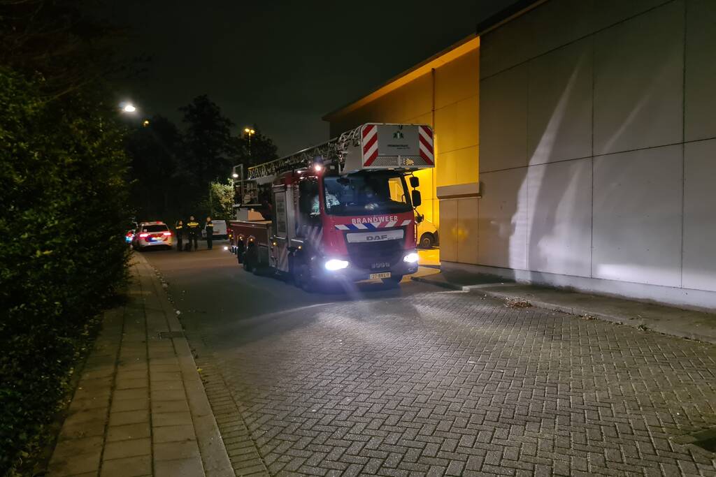 Aanhouding bij inbraak in bedrijfspand