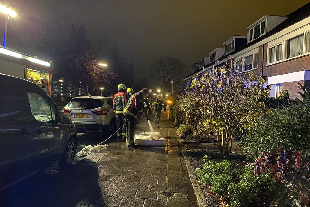 Matras vat vlam in woning