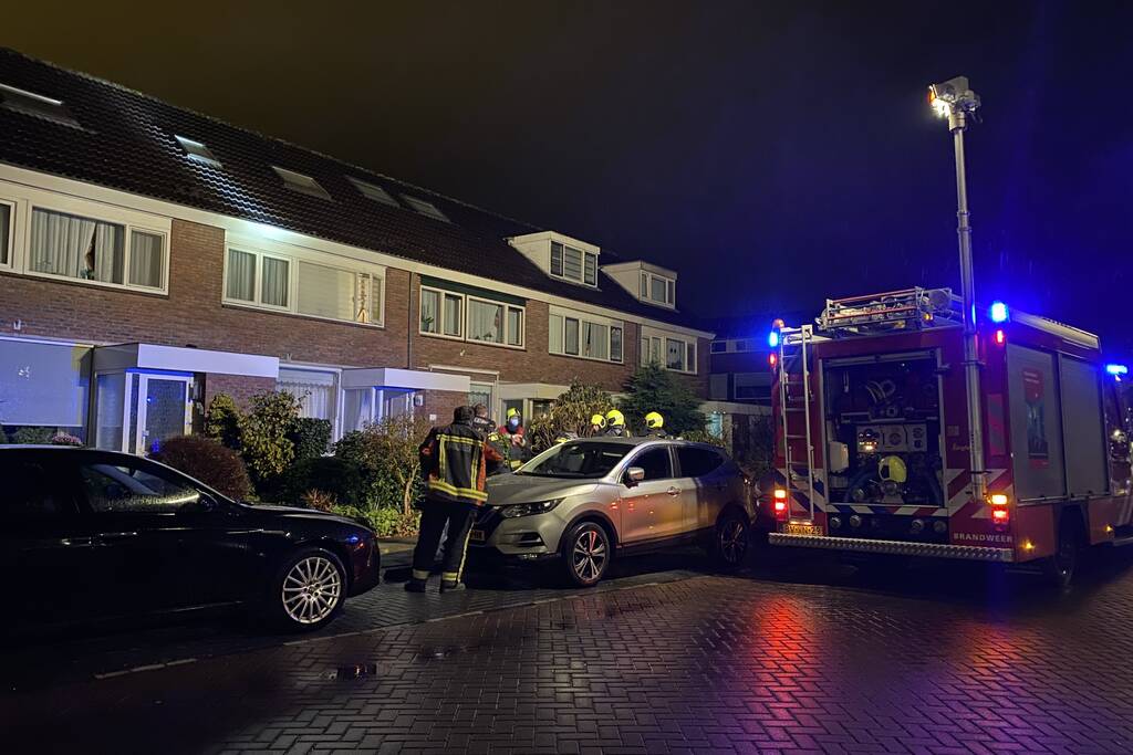 Matras vat vlam in woning