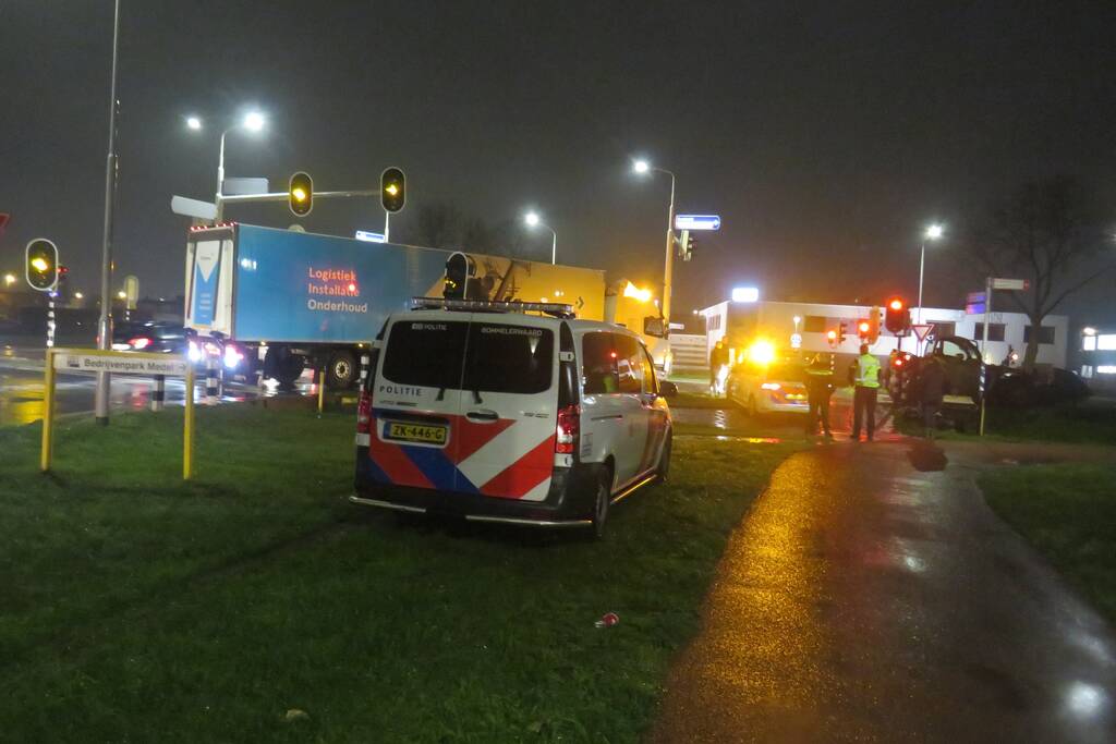 Ernstig ongeval tussen scooter en landbouwvoertuig