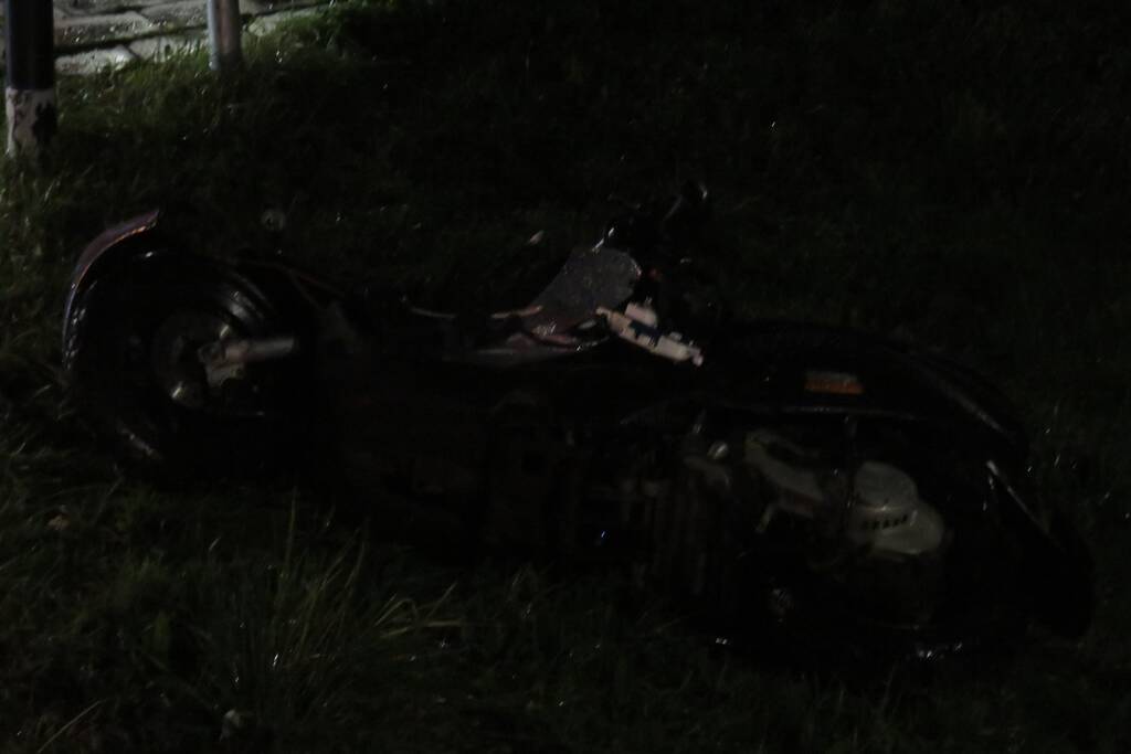 Ernstig ongeval tussen scooter en landbouwvoertuig