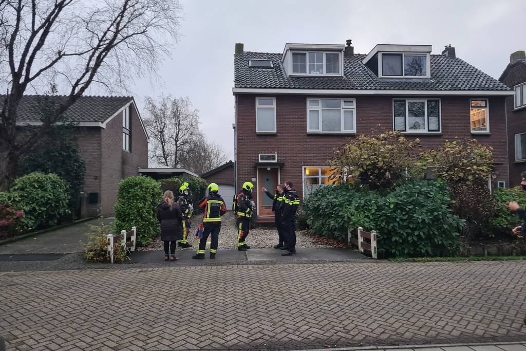 Gaslekkage bij woning