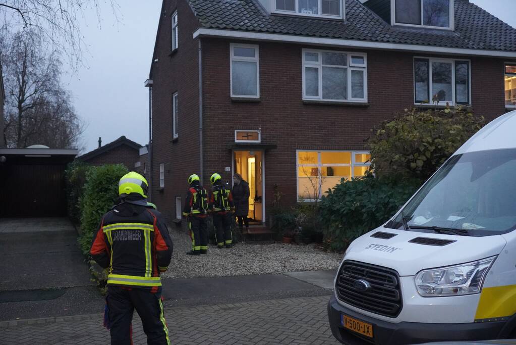 Gaslekkage bij woning