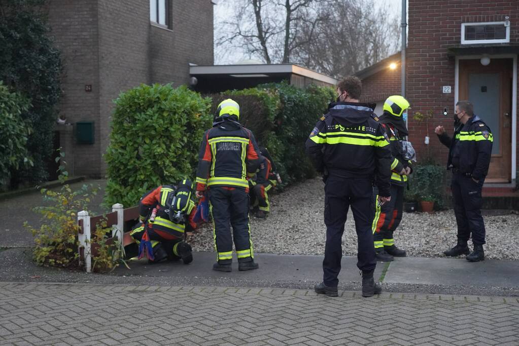 Gaslekkage bij woning