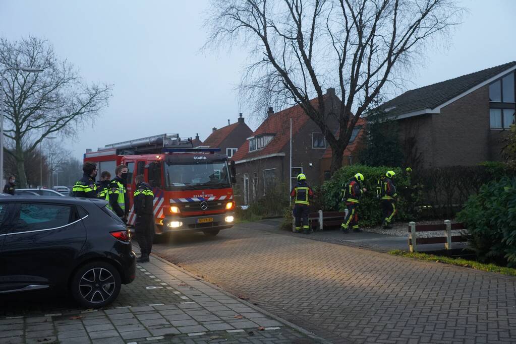 Gaslekkage bij woning