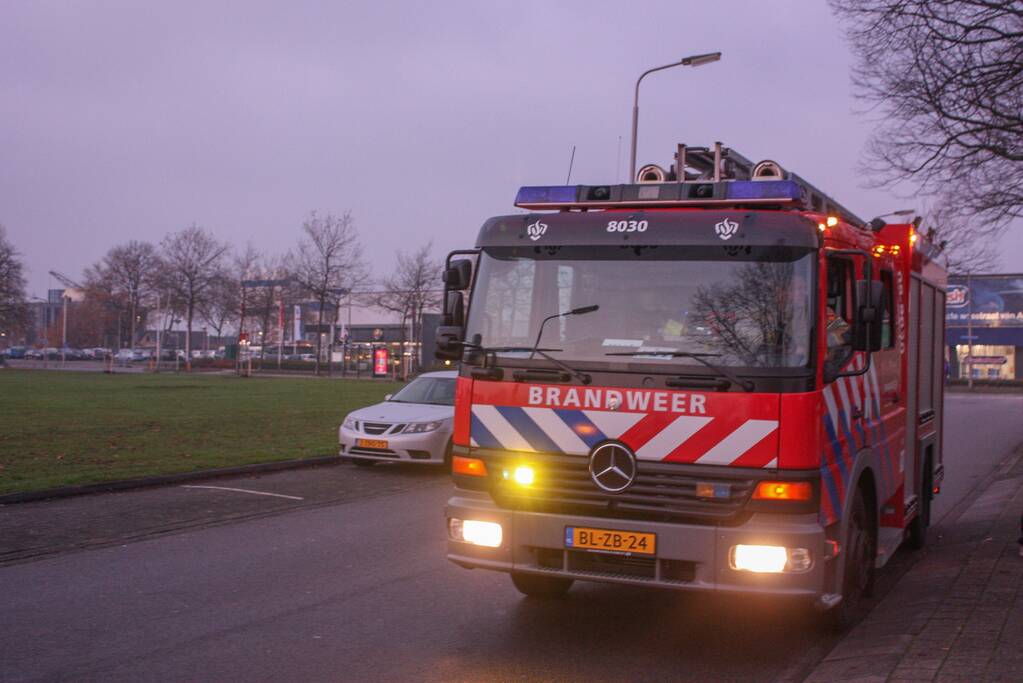 Brand in pakjeshuis van Sinterklaas