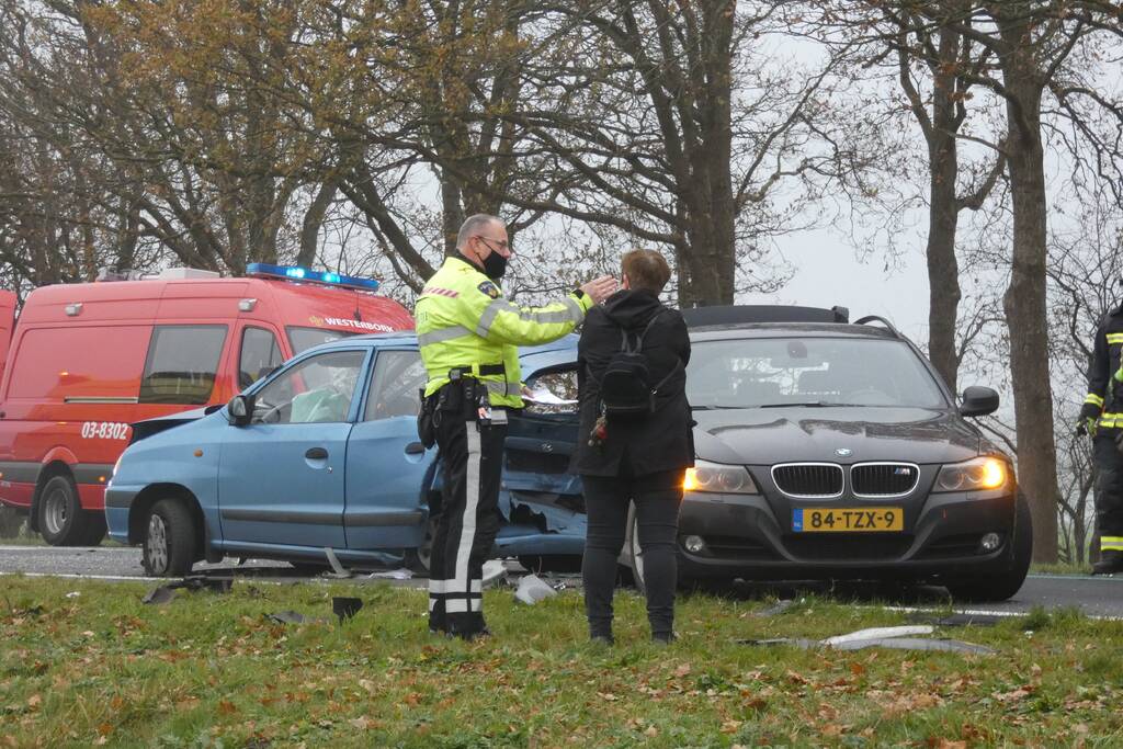 Meerdere voertuigen betrokken bij verkeersongeval