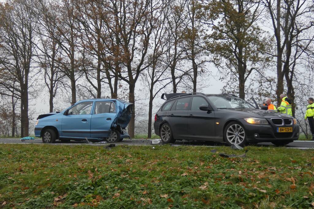 Meerdere voertuigen betrokken bij verkeersongeval