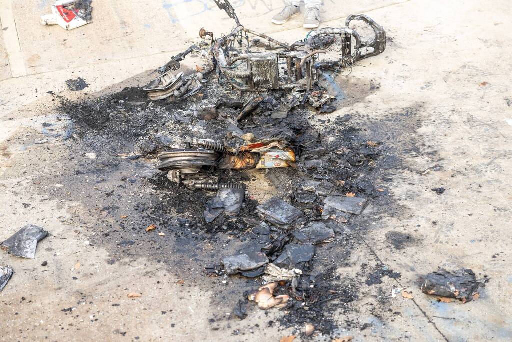 Opnieuw Go Sharing scooter vernield