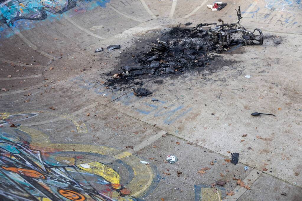 Opnieuw Go Sharing scooter vernield