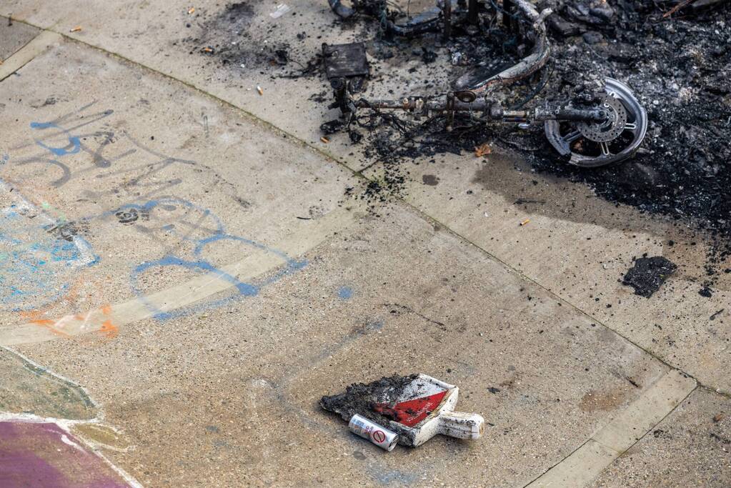 Opnieuw Go Sharing scooter vernield