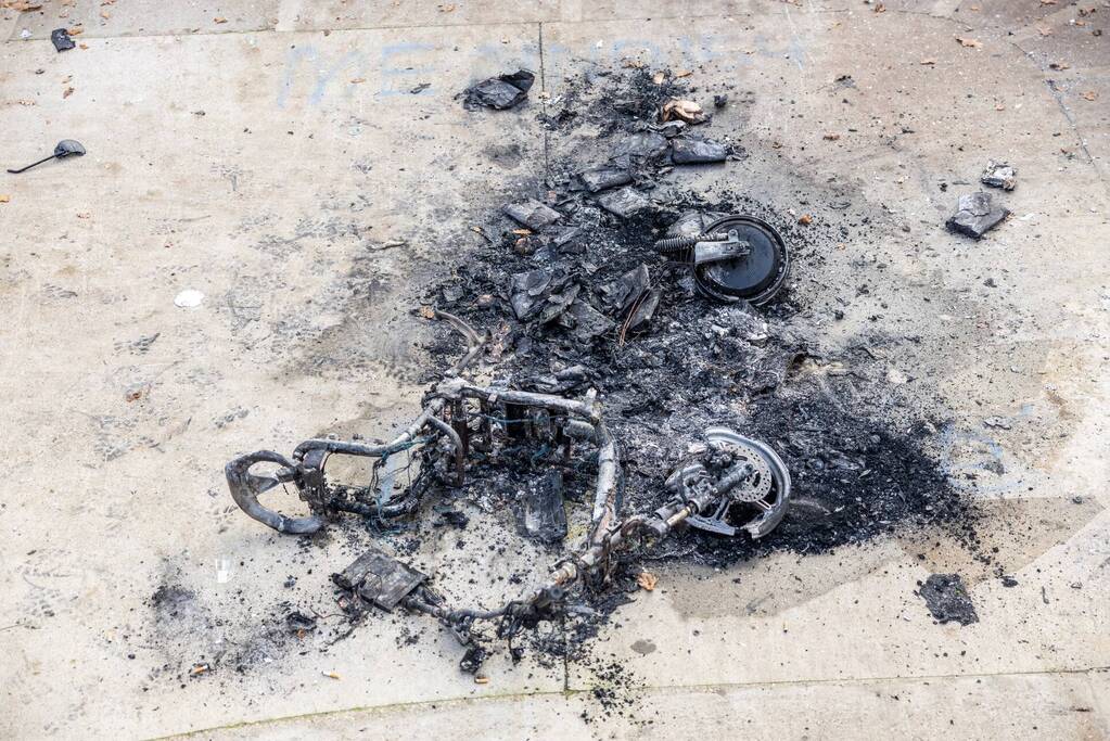 Opnieuw Go Sharing scooter vernield