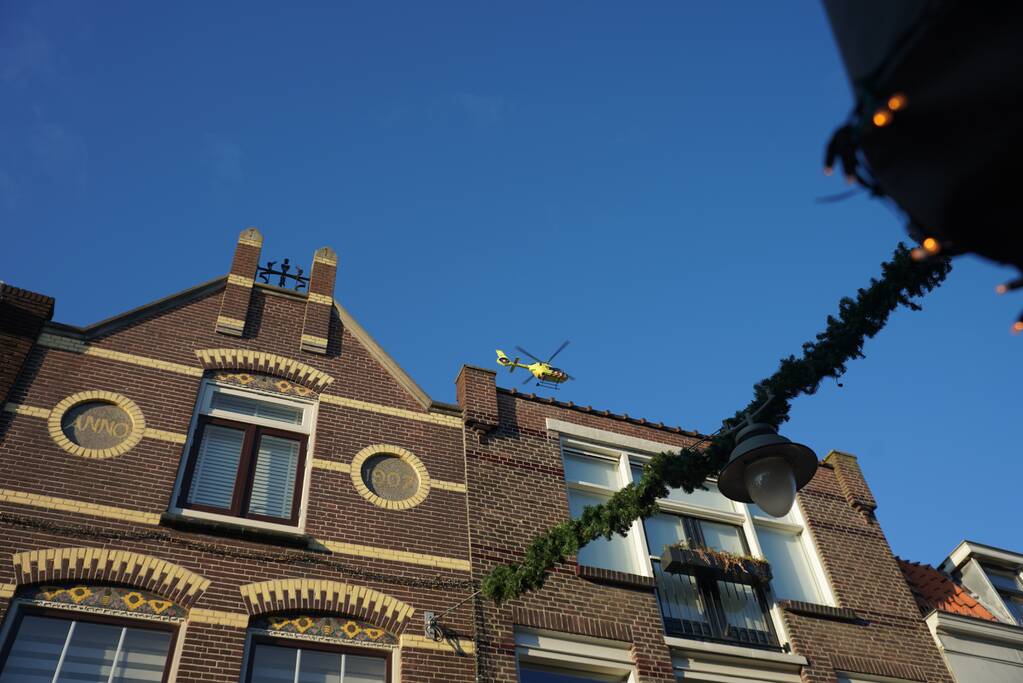 Traumahelikopter landt voor incident met kindje