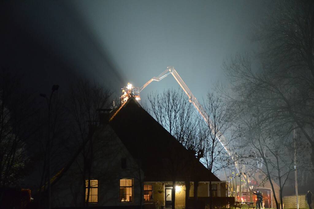 Flinke brand in woonboerderij
