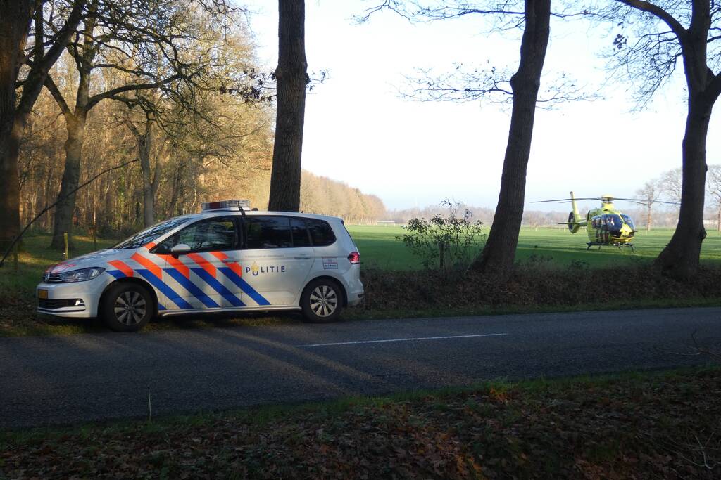 Mountainbiker ernstig gewond na val