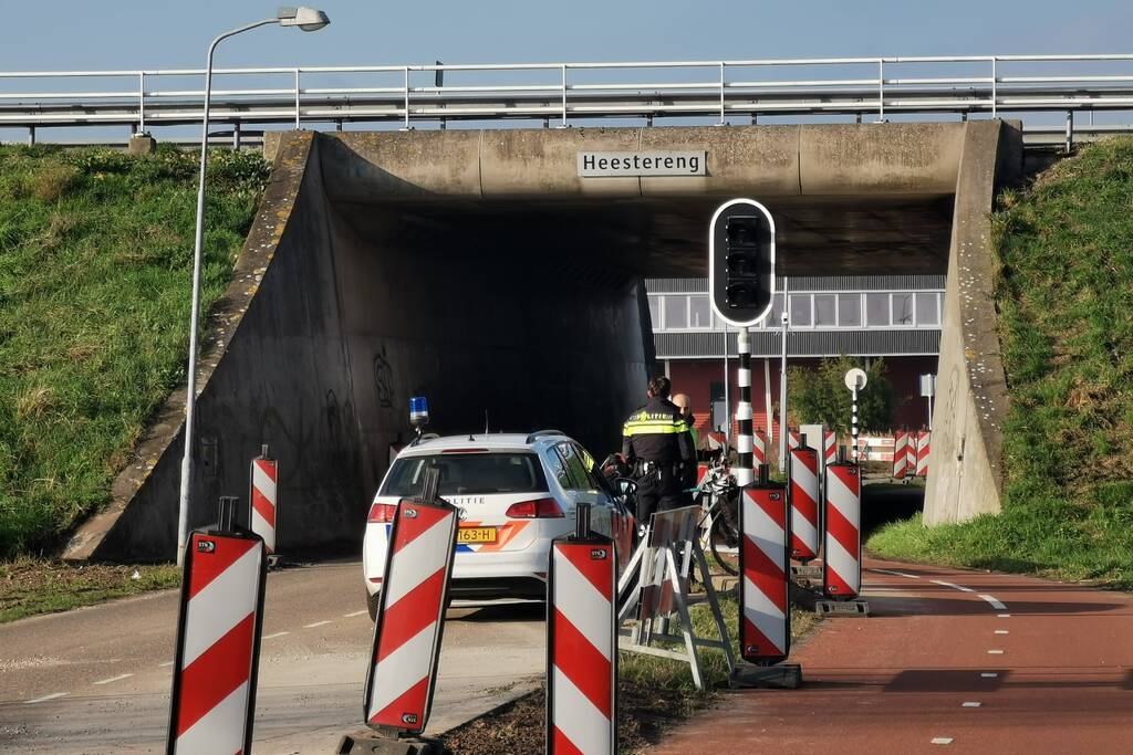 Fietser van knooppunt Maanderbroek gehaald