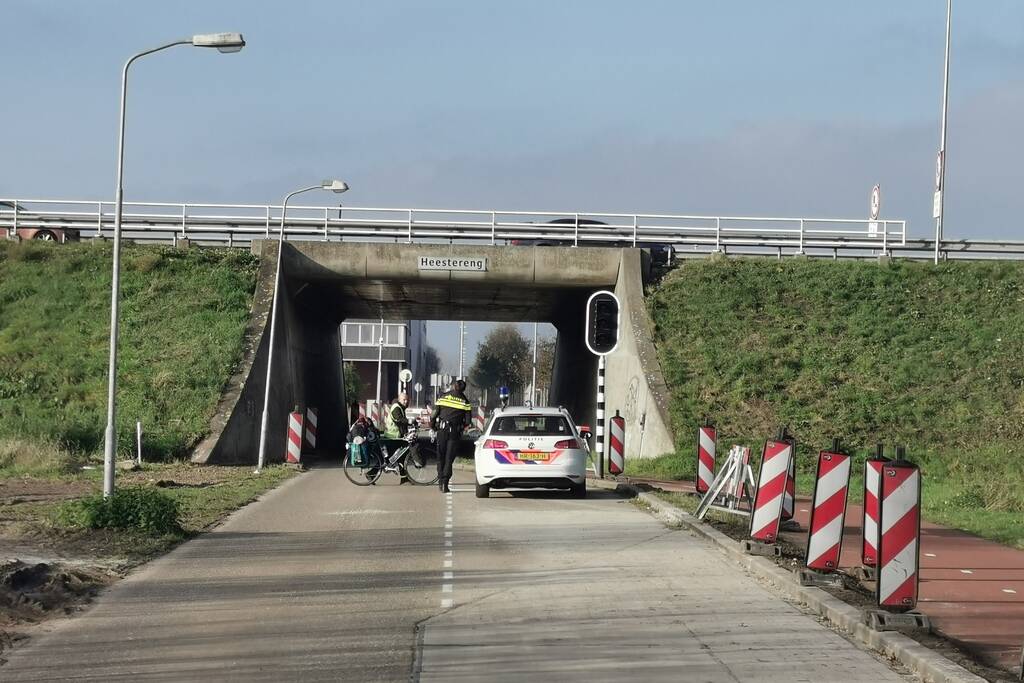 Fietser van knooppunt Maanderbroek gehaald