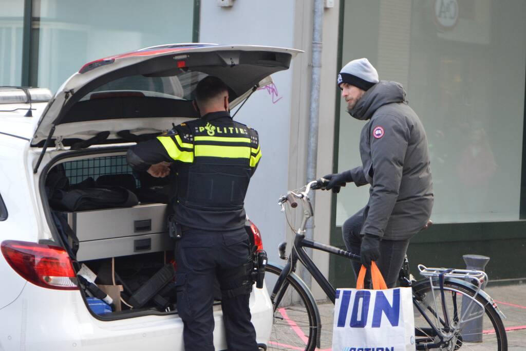 Overval op Vodafone winkel