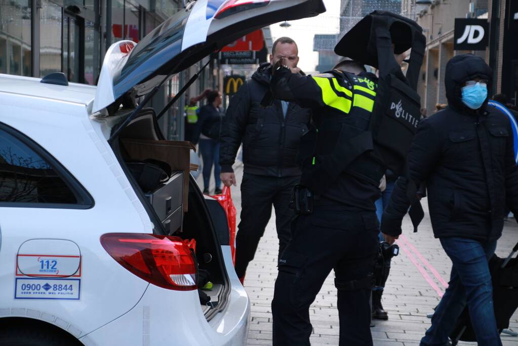 Overval op Vodafone winkel