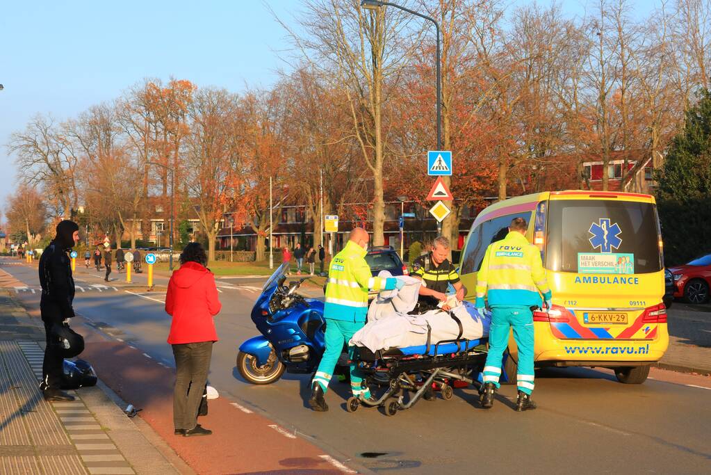 Motorrijder gewond bij valpartij