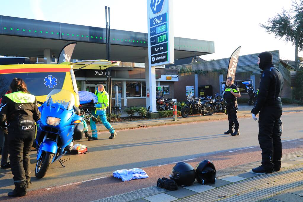 Motorrijder gewond bij valpartij