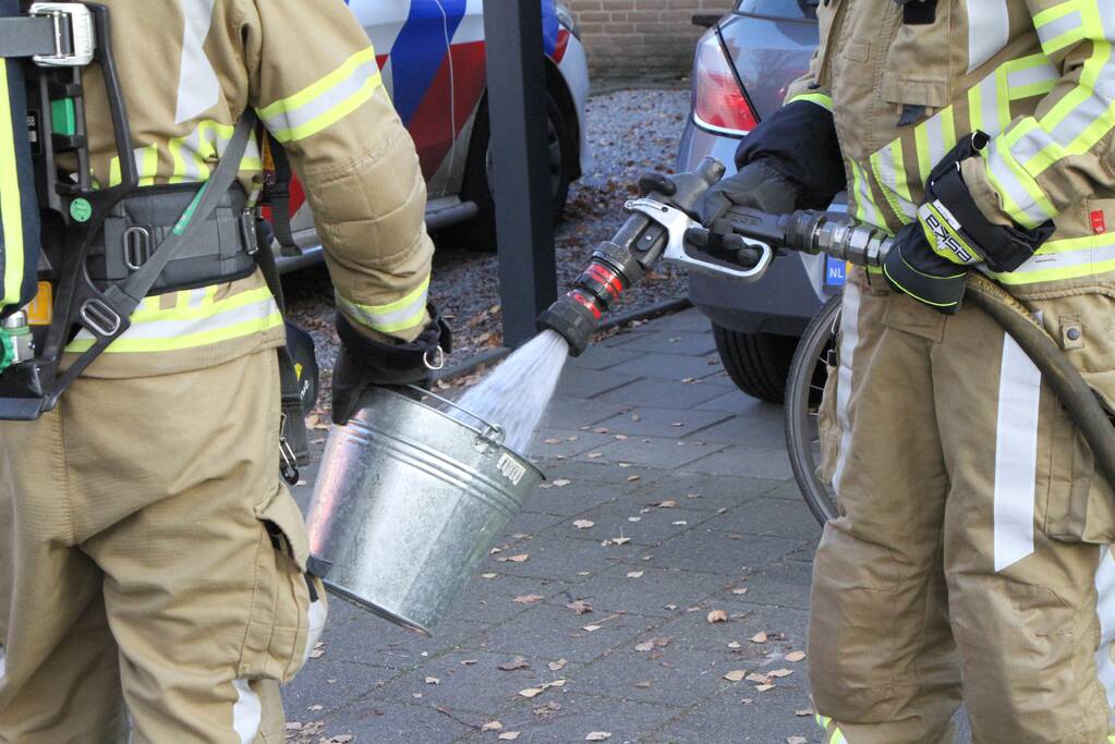 Brand in woning snel geblust