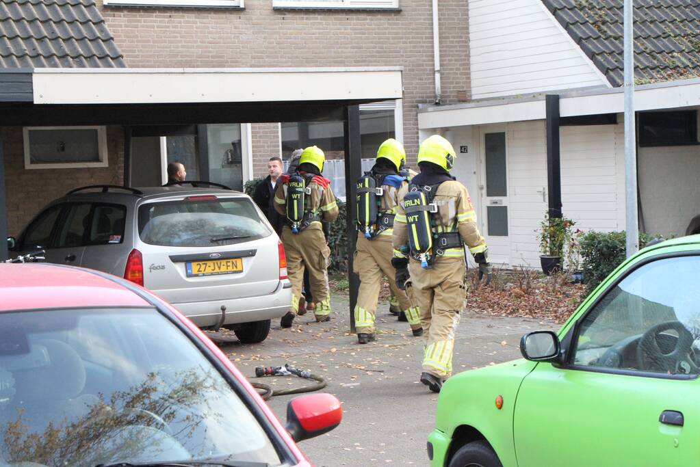 Brand in woning snel geblust