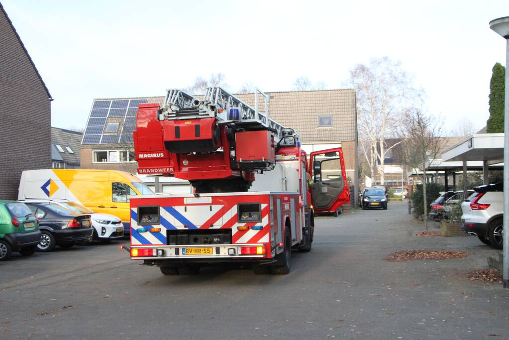 Brand in woning snel geblust
