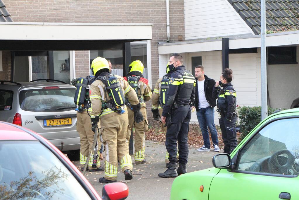 Brand in woning snel geblust