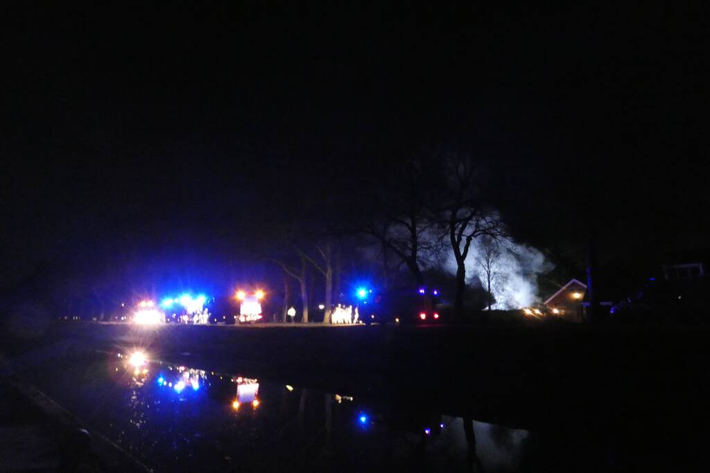 Asbest vrijgekomen bij brand in schuur