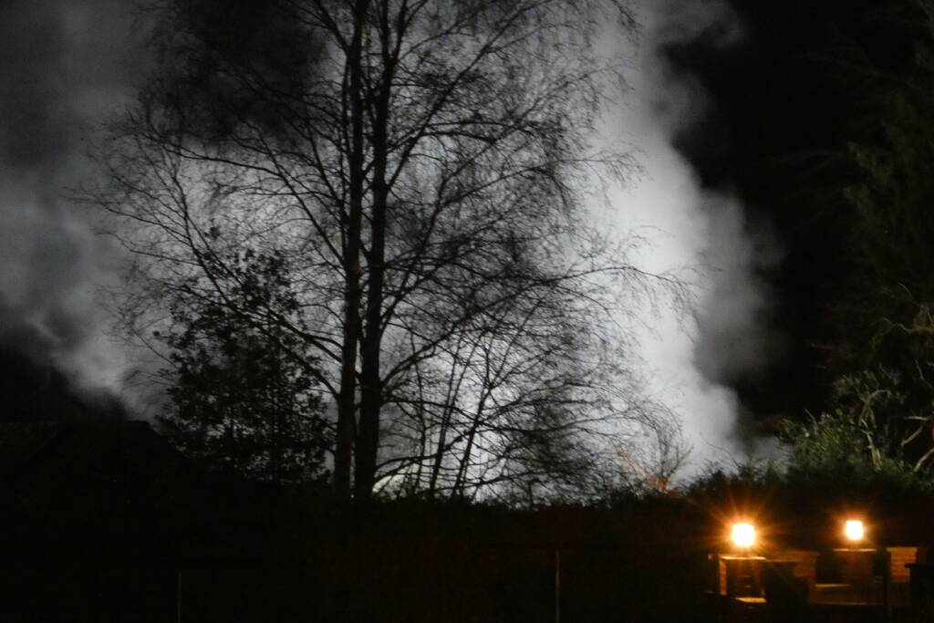 Asbest vrijgekomen bij brand in schuur