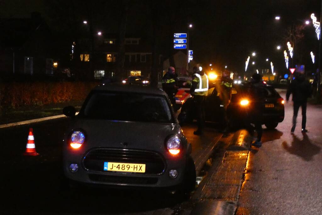 Voertuigen met elkaar in botsing