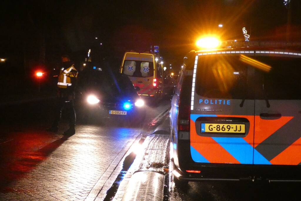 Voertuigen met elkaar in botsing